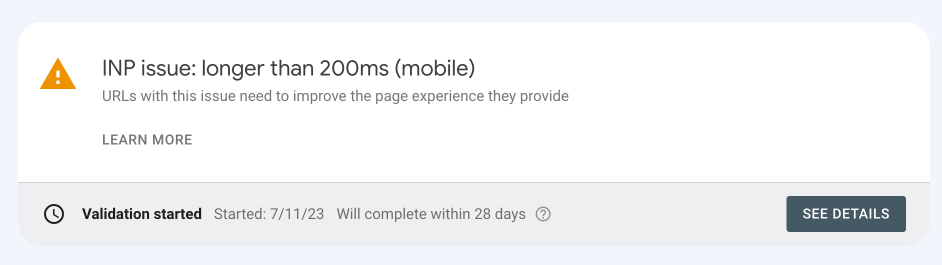 28 days wait to verify the fix